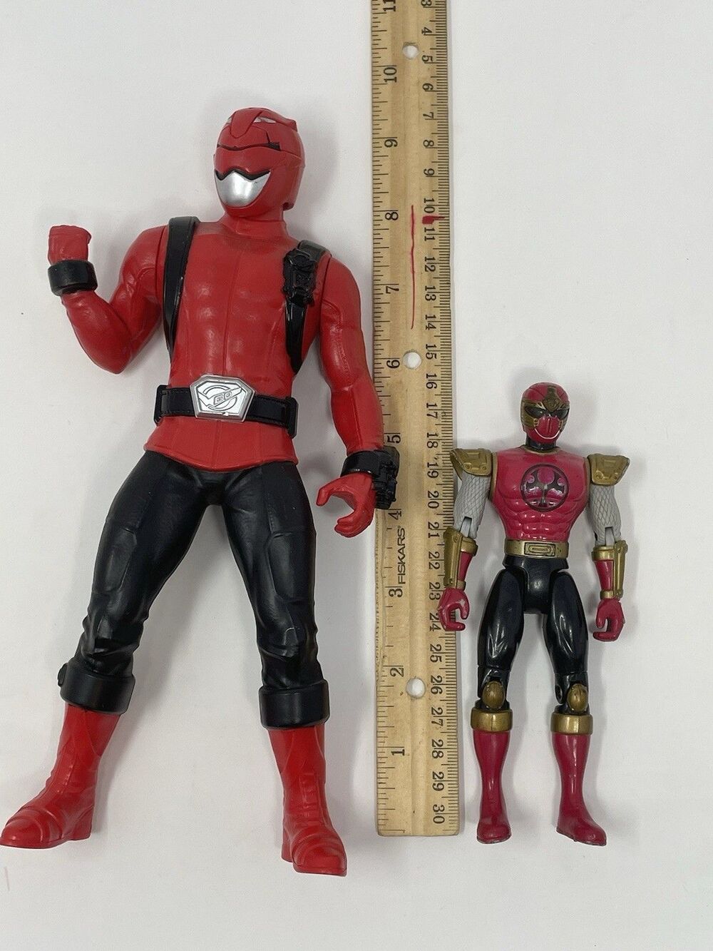 Saban Power Rangers & Beetleborgs Lot - 1997 Gold Beetleborg & Dino Thunder Red - Picture 13 of 16